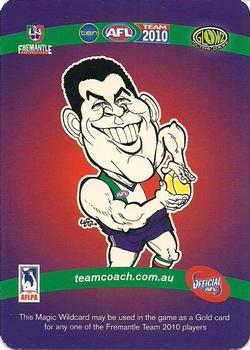 2010 Team Zone AFL Team - Magic Wildcards #MW-06 Michael Johnson Back